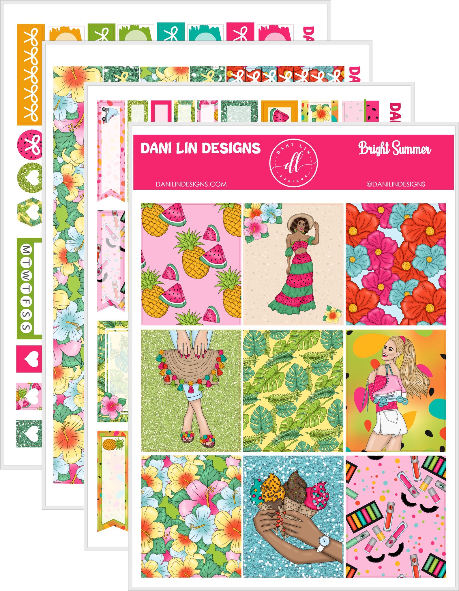 Bright Summer Sticker Kit