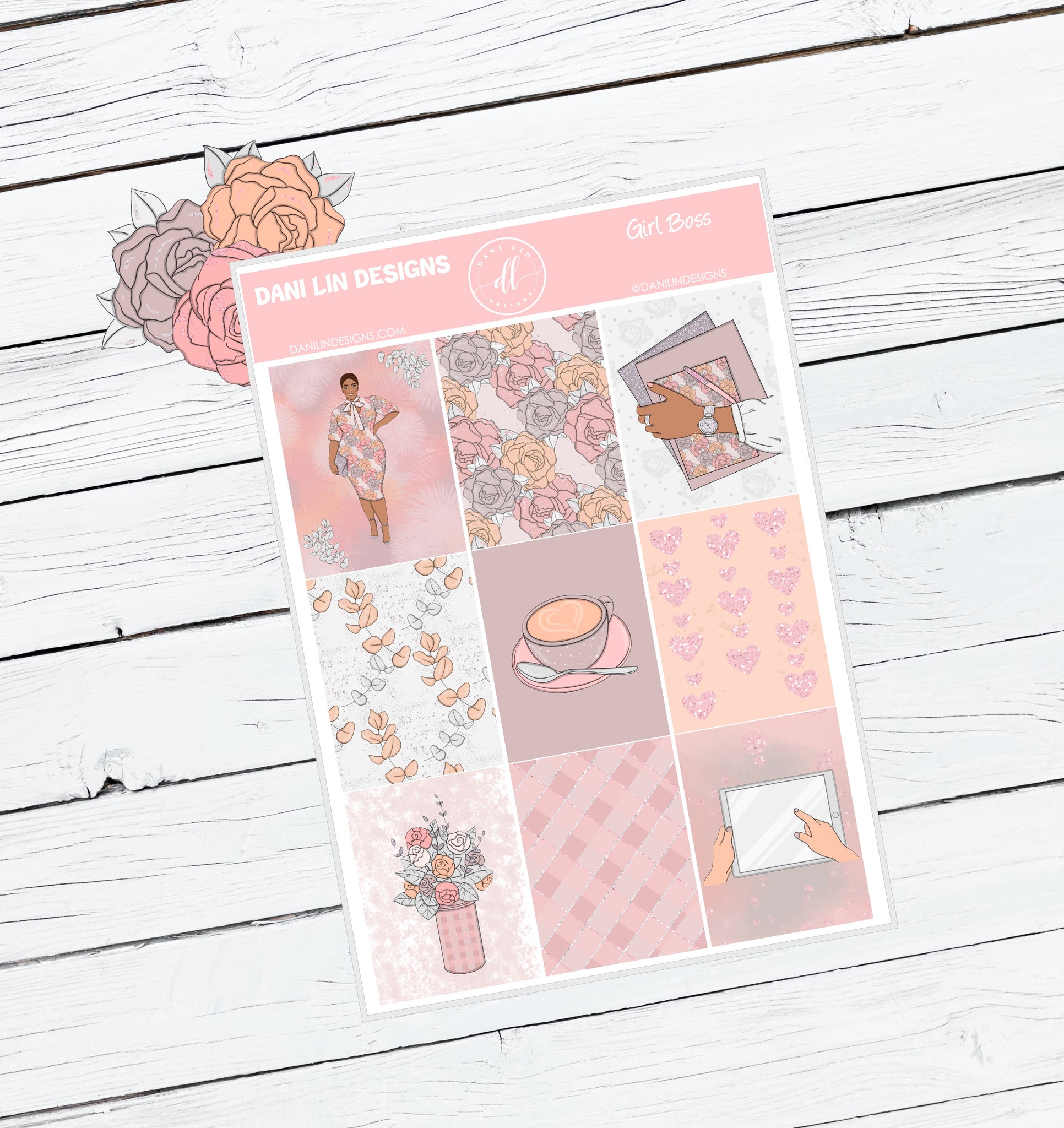 Girl Boss Sticker Kit