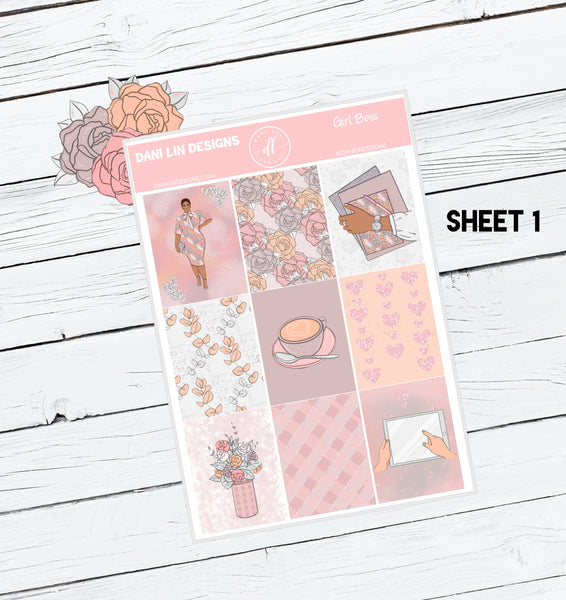 Girl Boss Sticker Kit