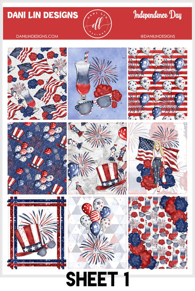 Independence Day Sticker Kit