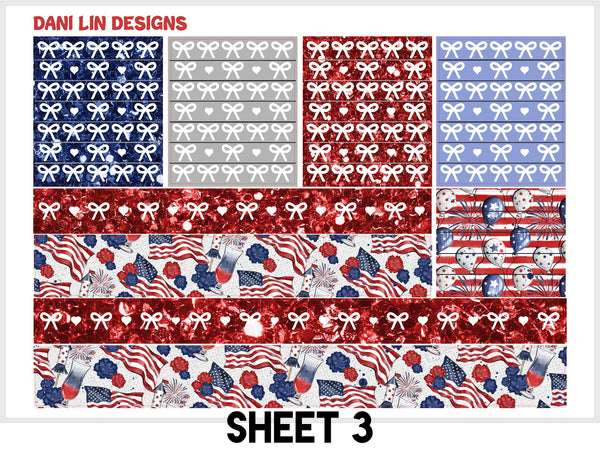 Independence Day Sticker Kit