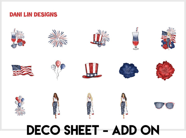 Independence Day Sticker Kit