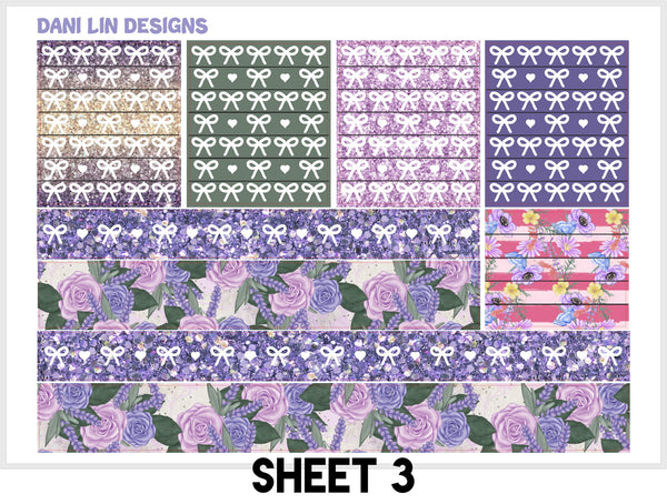 Lavender Sticker Kit