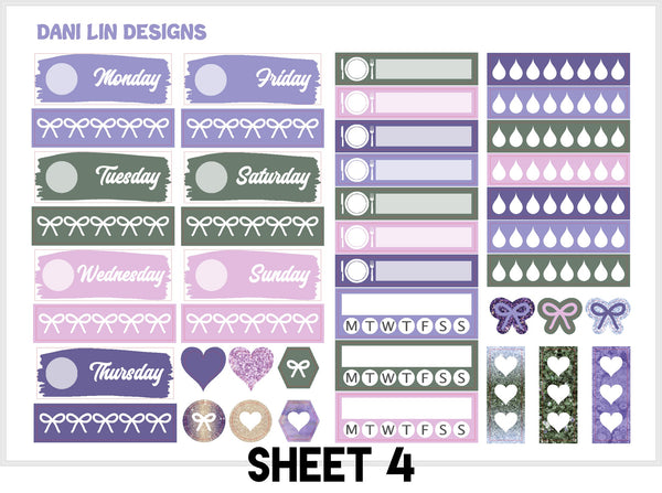 Lavender Sticker Kit