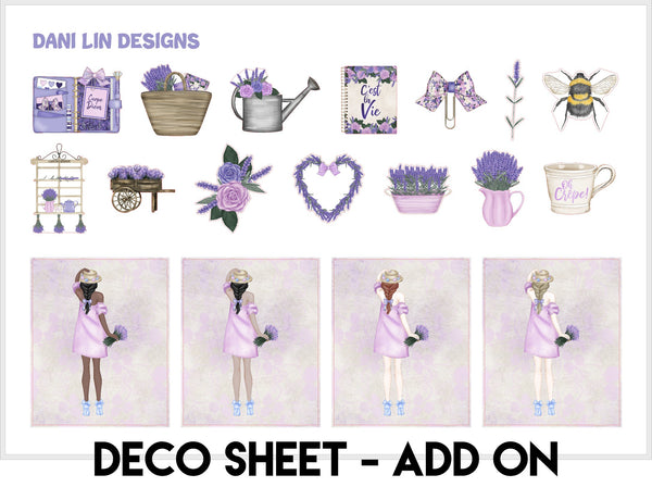 Lavender Sticker Kit