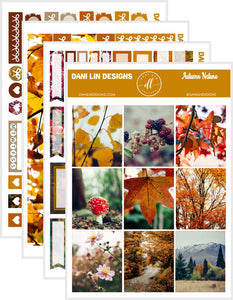 Autumn Nature Sticker Kit