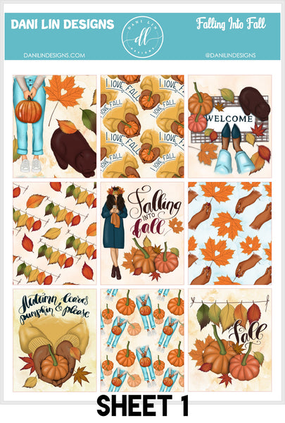 Falling Into Fall Sticker Kit