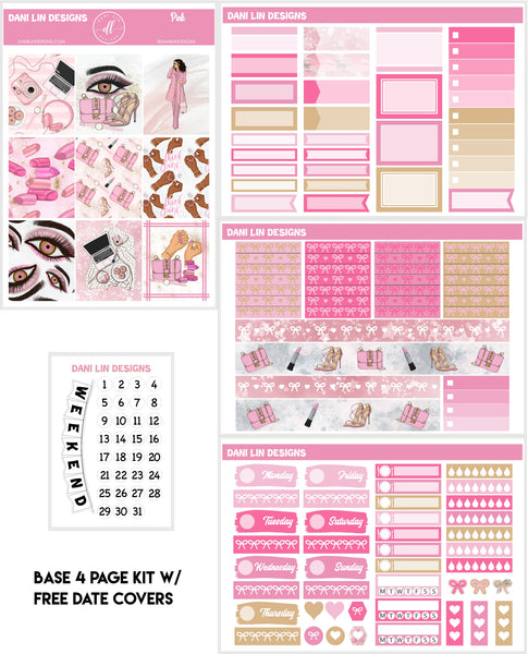 Pink Sticker Kit