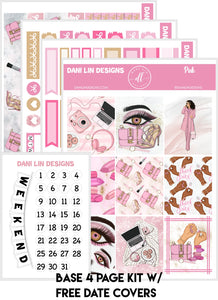 Pink Sticker Kit