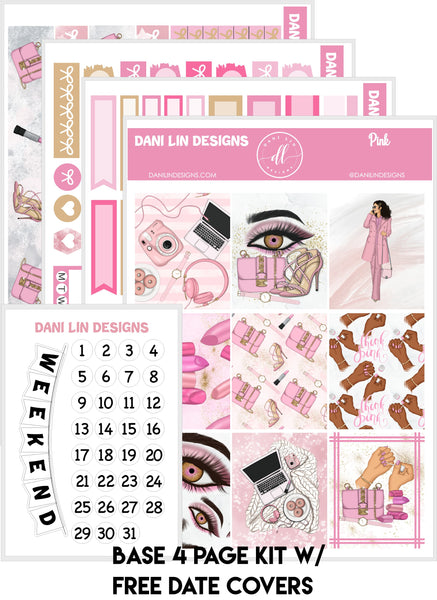 Pink Sticker Kit