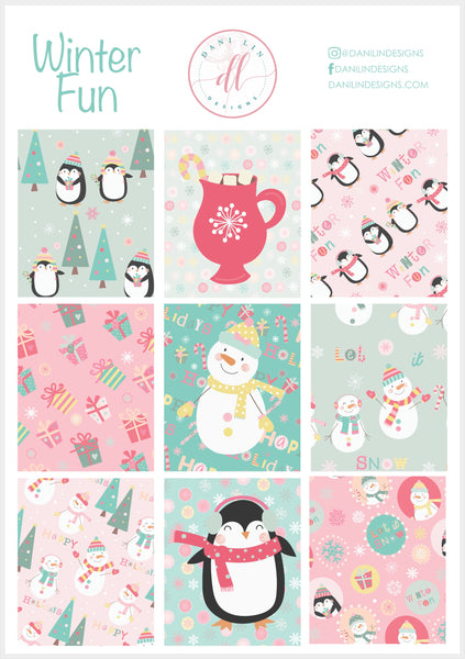 Winter Fun Sticker Kit