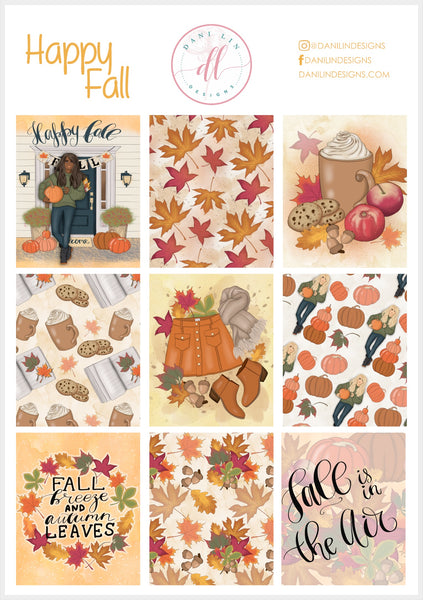 Happy Fall Sticker Kit