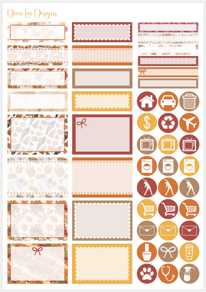 Happy Fall Sticker Kit