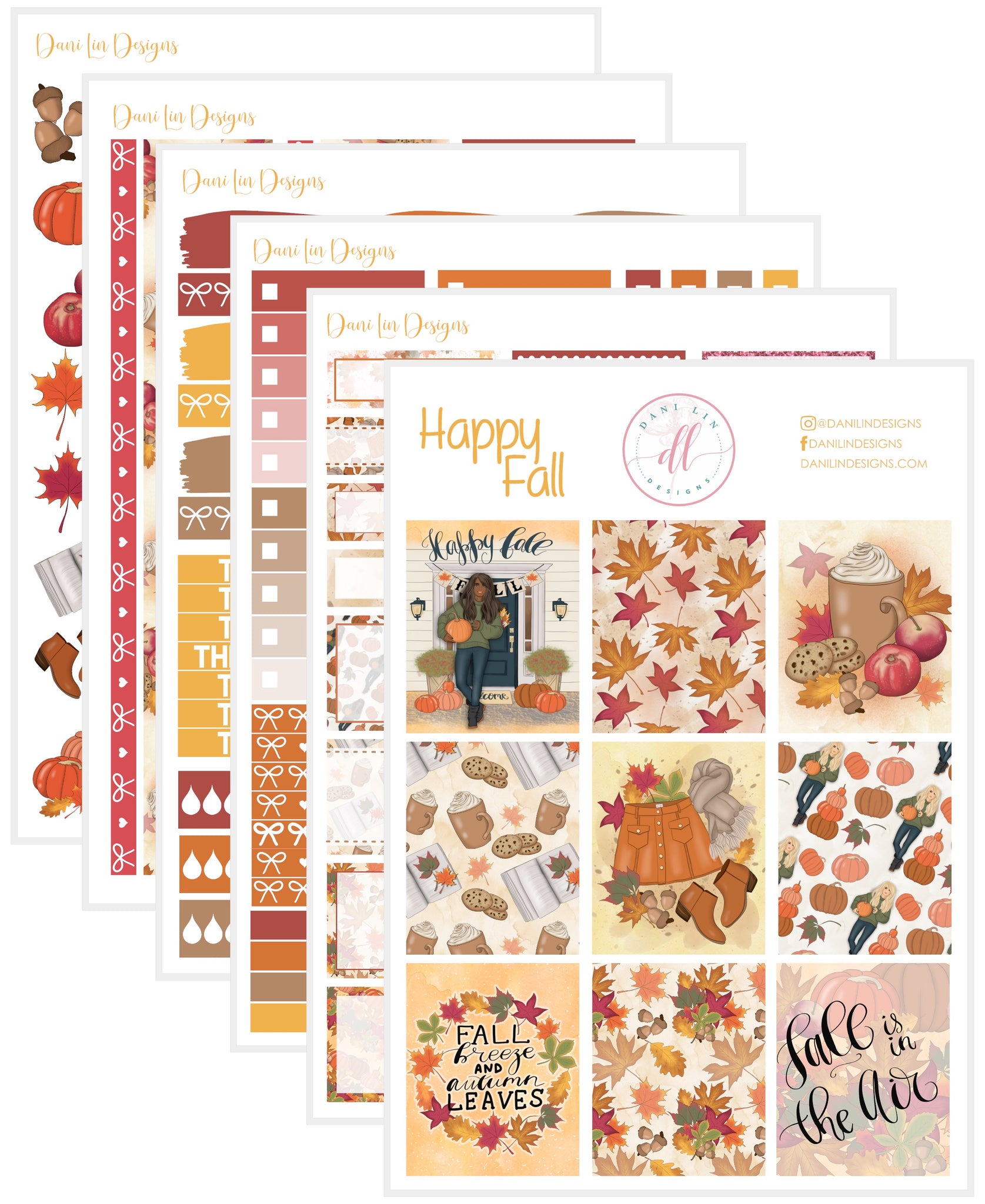 Happy Fall Sticker Kit