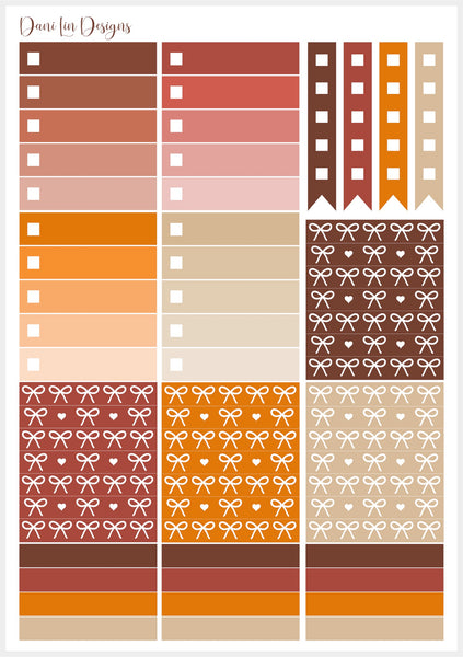 Rustic Autumn Sticker Kit