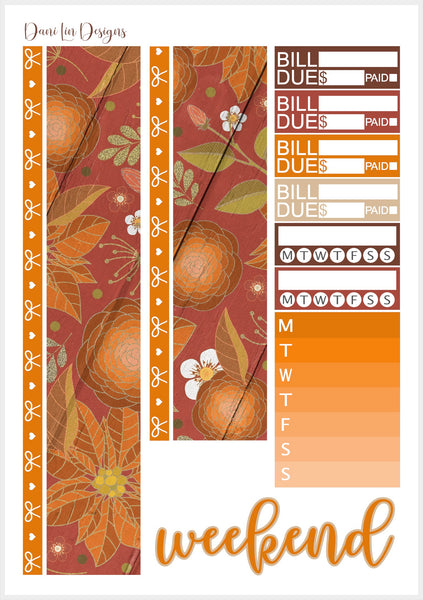 Rustic Autumn Sticker Kit