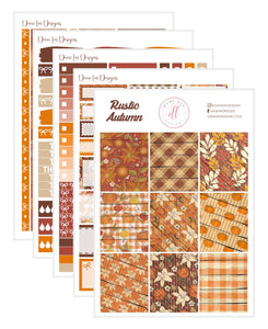 Rustic Autumn Sticker Kit