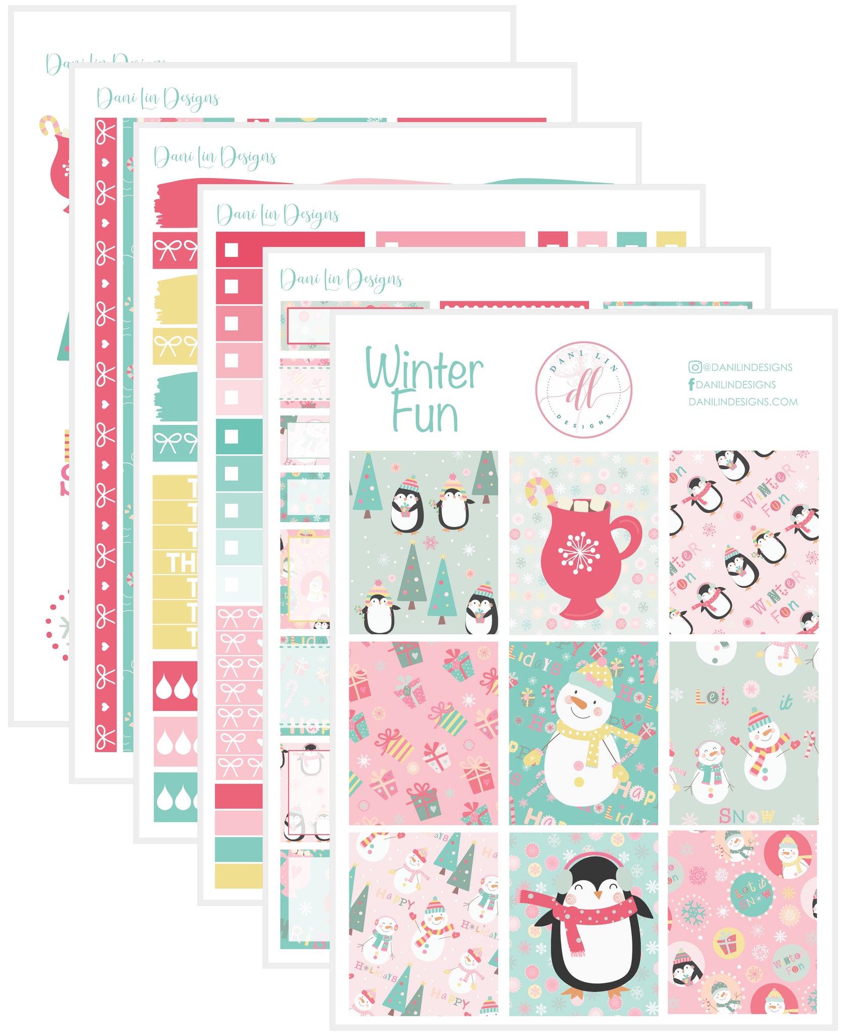 Winter Fun Sticker Kit