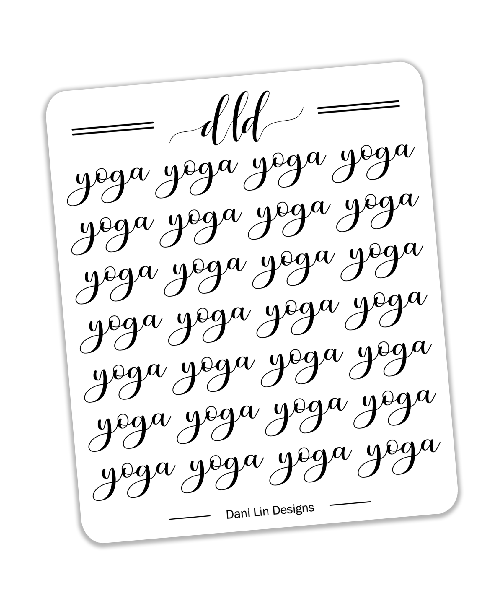 Yoga Stickers